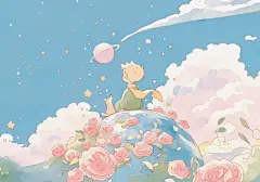 【小王子和他的小狐狸】iPad 平板壁纸 - 小红书