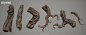 Alien vines & flora - Raiders of the broken planet, Daniel Castillo : These are some assets created to recreate the rare flora on the Broken planet. There are some giant vines along with some weird plants and also rocks, to show the blend with the woo