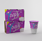 Yogù : Ideazione di un nuovo yogurt, naming, branding, slogan, packaging e mock-up.