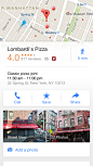Googlemaps iPhone maps, detail views, venue detail screenshot