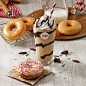 Dunkin' Donuts Coffee and Donuts : Just some back-to-basics simple still-life images for Dunkin' Donuts.