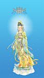 西方三圣-观世音菩萨
（梵文Sukhavati，藏文Dewachen）又称极乐世界，是阿弥陀佛所化现出来之净土，位于西方。极乐净土距离人们居住的“娑婆世界”有“十万亿佛土”之遥。

 
