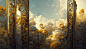 ornate_gold_shiny_reflective_mirrors_glass_pillars_entwi_888ae757-2b22-4c31-bebf-5950d8de1feb.png (1792×1024)