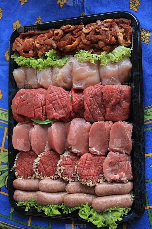 小块的肉