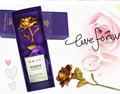 中国花公子花店2016情人节七夕节礼物送女朋友老婆生日礼物花束礼盒微电【13603981727】金玫瑰