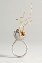 Laura Bennett - Contemporary Jeweller - Dome Series......C Fox: Perhaps not the most practical ring, but lovely just the same.: