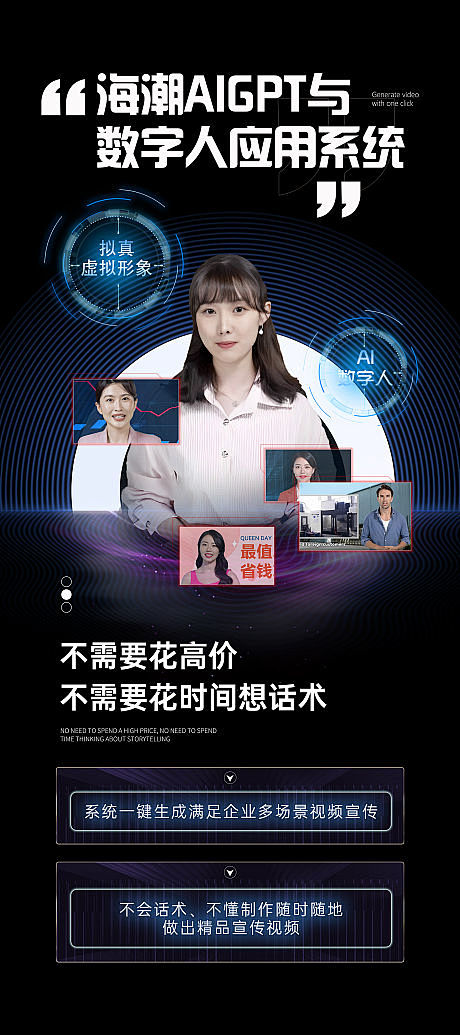 AI智能数字人宣传展架-源文件分享-yw...