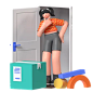 Card Payment  3D Illustration