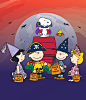 Join your favorite Peanuts pals as they embark on this year's trick or treat adventures. Include their spooky antics in your home's Halloween haunt! Officially licensed ©2023 Peanuts®