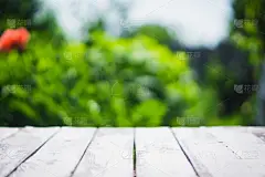 桌子,木制,过时的,背景,背景虚化,留白,公园,水平画幅,无人,夏天