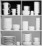 Short-lived (but shouldn't have been) Ulm School of Design output via AIGA Eye on Design. AKA: Open Shelving Finds Dishes Worthy of Being Seen
