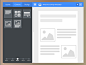 Flat email template builder #UI#