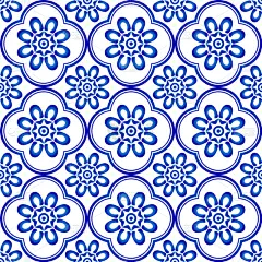 式样,砖地,几何形状,白色,蓝色,瓷器,纸,纺织品,华丽的,花