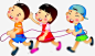 61儿童节六一小孩玩耍-觅元素51yuansu.com png设计素材 #素材# #经典#