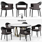 Table and chair Trussardi Casa Larzia Chair