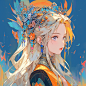 B_An_anime_girl_with_blonde_hair_and_blue_crown_with_the_styl_4fee0f74-4017-4a17-9242-4b082b5a2462