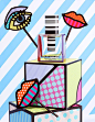 A brilliant shoot for Vogue Nippon by Lacey and Andrew Gallimore using Craig & Karl illustrations (Stylist Beth Fenton): 