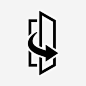 打开转换交换图标_88ICON https://88icon.com 打开 转换 交换 折叠 翻转屏幕 翻转 方向 箭头