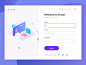 Sign Up login page illustration ui sign up