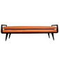 1stdibs - Mid-Century Modern mahogany bench with burnt orange upholstery explore items from 1,700  global dealers at <a href="http://1stdibs.com" rel="nofollow" target="_blank">1stdibs.com</a>
