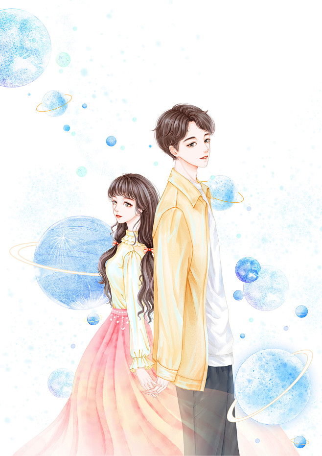 星空系列～～_柠檬-moon__插画师作...