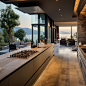 architecture living room bathroom Residence luxury experimental midjourney Midjourney ai ai modern