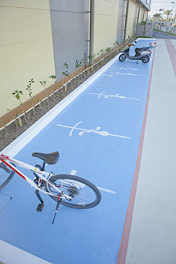 Bicycle parking mark...
