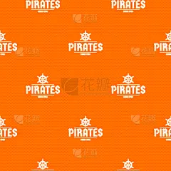 式样,橙色,双桅帆船,海盗,船长,几何形状,可爱的,危险,重复,冒险