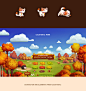 art Character animations game UI gameart autumn russianstyle russian