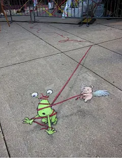 隐藏在城市角落的涂鸦，治愈每一个路过的行人！ : 温暖整座城市的小秘密，全被你看到啦！