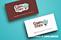 蛋糕咖啡logo设计/咖啡品牌logo/人物卡通形象设计