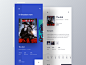 Movie Ticket Booking App. 2019 trends new movie app movie character wstyle movie card movie booking ticket booking movie app dailyui ios app typography ios app luova studio ux design ui