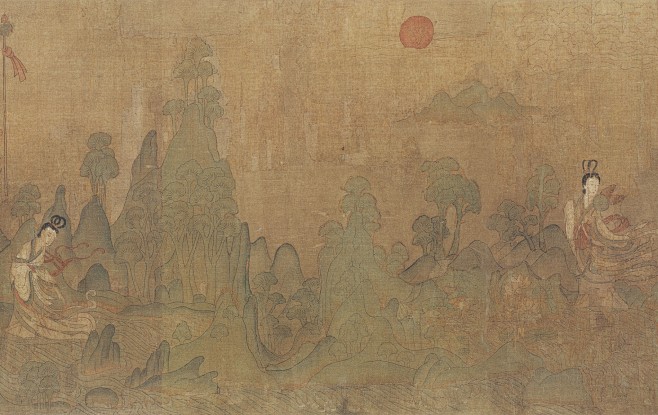 东晋-顾恺之 洛神赋图局部