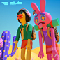 C4D人物系列—NG-CLUB 热闹的夏天，热闹的逗逼-UICN用户体验设计平台
