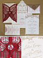 Luxury Wedding Invitations by Ceci New York - Our Muse - Luxurious Winter Wedding - Be inspired by Jillian and Alfred’s luxurious winter wed...