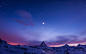 美丽的雪山夜景-Windows_10_壁纸壁纸_1920x1200[10wallpaper