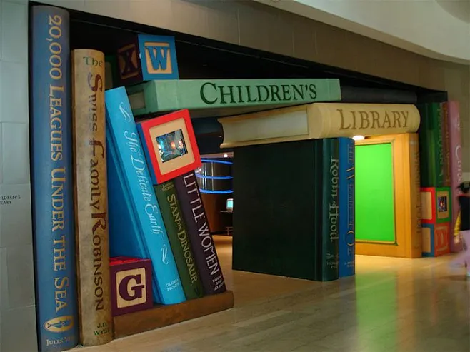 Children’s Section Library Entrance-花瓣网