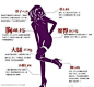 男人停留在女人身上的目光分布图