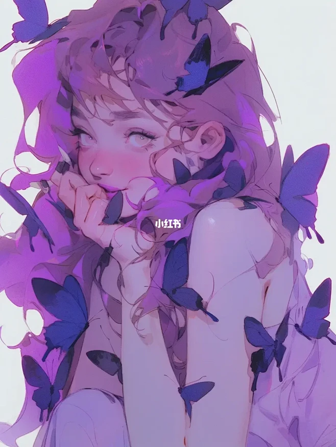 紫色轻翼｜蝴蝶梦幻