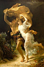 Two Views Of “The Storm,” Pierre Auguste Cot |