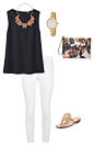 "Skipped school today" by shayla-poynter ❤ liked on Polyvore featuring Uniqlo, FOSSIL, Dorothy Perkins, Kate Spade and Jack Rogers