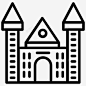 城堡古建筑古堡 标志 UI图标 设计图片 免费下载 页面网页 平面电商 创意素材