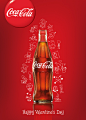 Coca-Cola Valentine's Day Posters on Behance