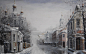 Russia houses paintings snow streets wallpaper (#2227471) / Wallbase.cc