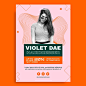 Hairdresser  flyer template design