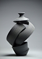 This sculpture is a good example for form. It is 3D and is very curvilinear.