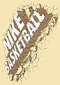 耐克篮球字体海报3