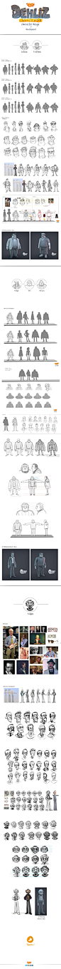 Character Designs '' Rafadan Tayfa '' Animated Movie