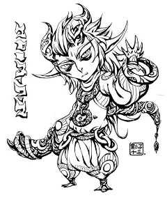 影子十三  的插画 二角