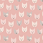 I meow you : Ilustración posicional y estampados allover con temática central de gatitos y colores pastel, ideal para los más pequeños.